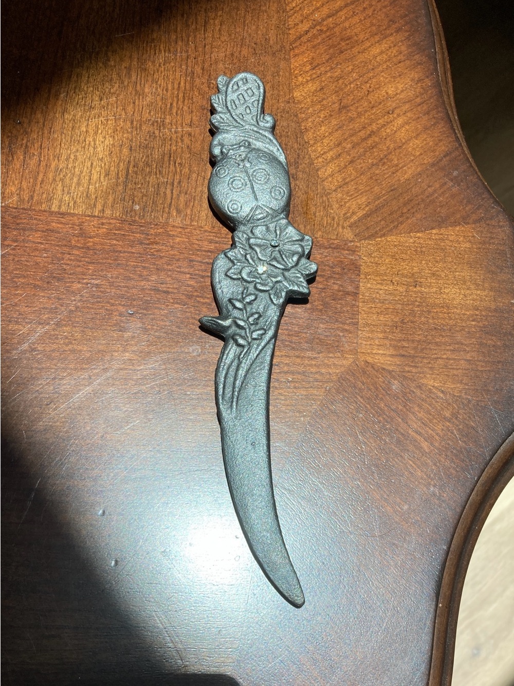 Decorative Letter Opener Iron Crystals Vintage Style